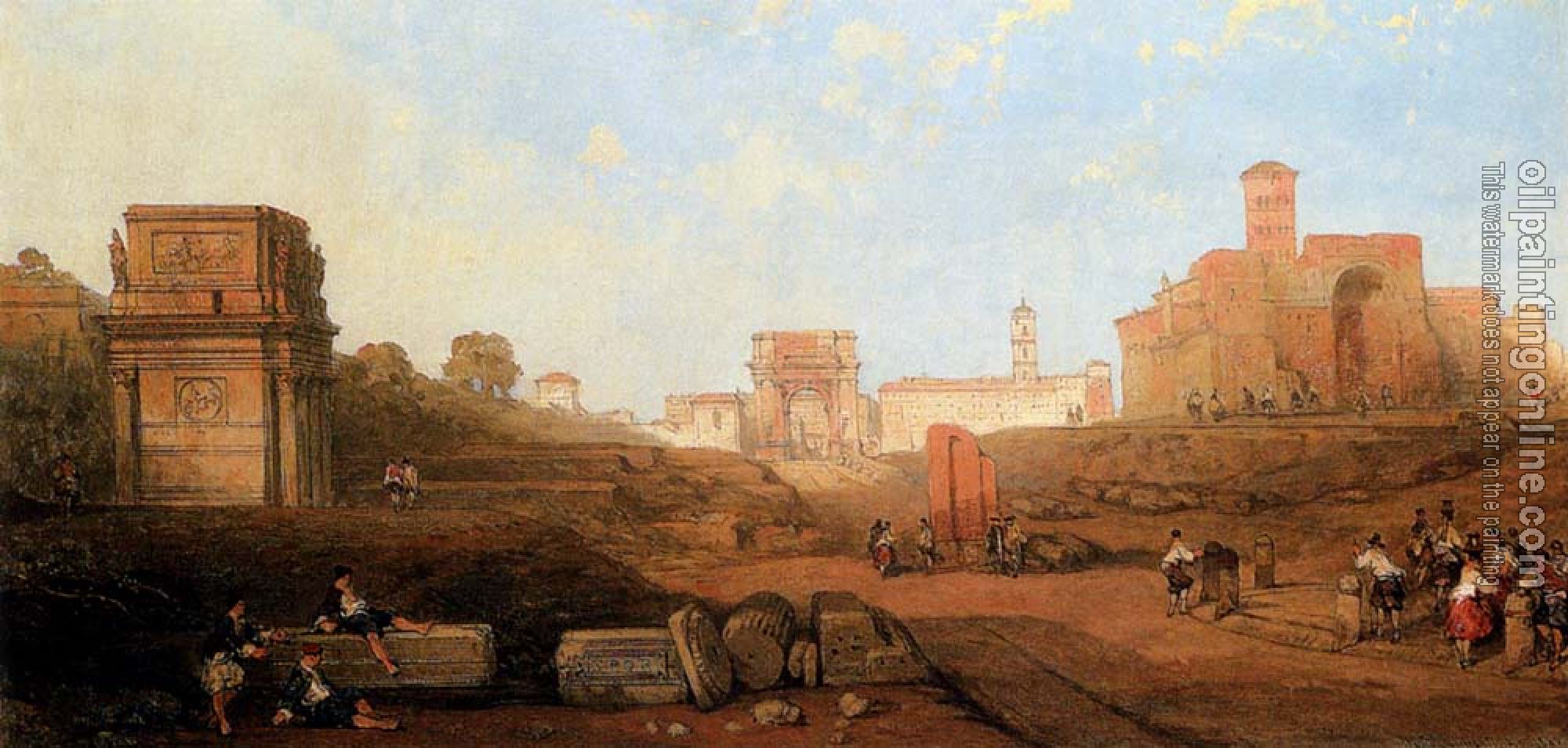 David Roberts - The Approach To The Forum